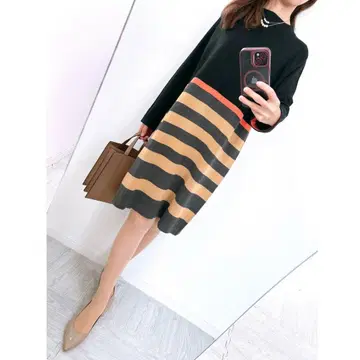 [새상품급] 정가 36,000엔 소니아 리키엘 컬렉션 사이즈 38 원피스