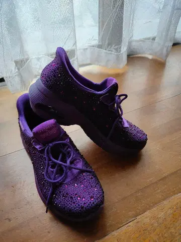 Skechers 슬립인즈 큐빅 보라색 스니커즈