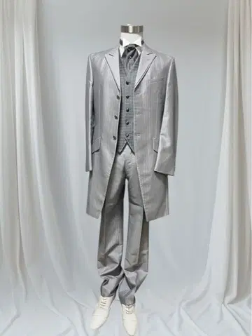 verita 턱시도 3세트 상하의+베스트 그레이 스트라이프 Y-LL