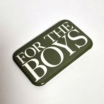 For The Boys 핀백 버튼 빈티지 배지