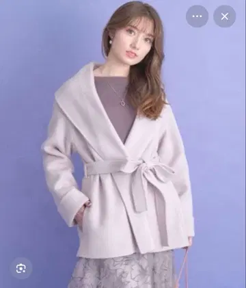 새상품급 아푸와이저 리셰 미들 리버 코트 숄카라 S 라이트 그레이