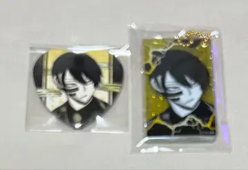 복숭아 동산 어둠의 귀신 슬라이드 아크릴 키링 무타노 무진