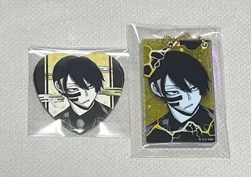 복숭아 동산 어둠의 귀신 슬라이드 아크릴 키링 무타노 무진