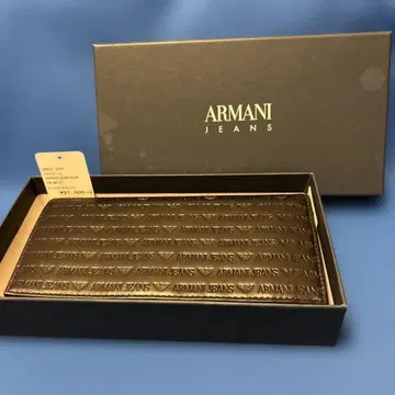 ARMANI JEANS 장지갑 블랙