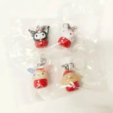 산리오 캐릭터즈 딸기 메지루시 액세서리 쿠로미 키티 우사하나