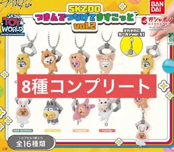 스키즈 SKZOO 츳토마떼츠나게떼마스코토 vol.2 가챠 전 종류