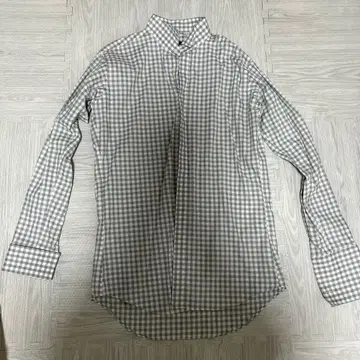 정장 셀렉트 체크 무늬 셔츠 L