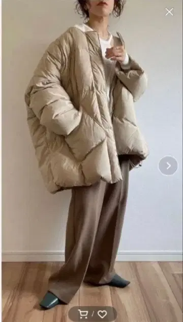 wee9s 위크스 퍼펙트 실루엣 다운 베이지