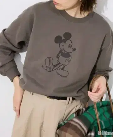 +81BRANCA/하치이치블랑카 SLOBE 별주 미키 맨투맨