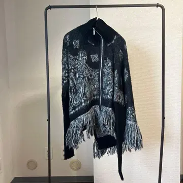 sacai 반다나 자카드 니트 반다나 니트 자켓