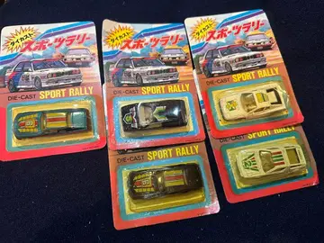 다이캐스트 스포츠 랠리 미니카 5대 세트 쇼와 레트로