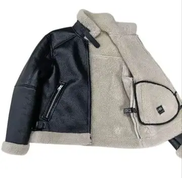 새상품급 ZARA 무스탕 자켓/B-3/빅/XL 사이즈