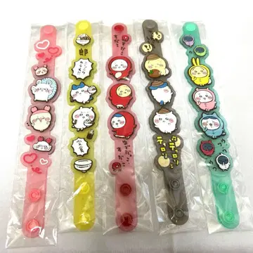 치이카와 (먼작귀) 러버 밴드 5종 세트