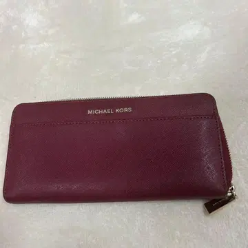 MICHAEL KORS 버건디 장지갑