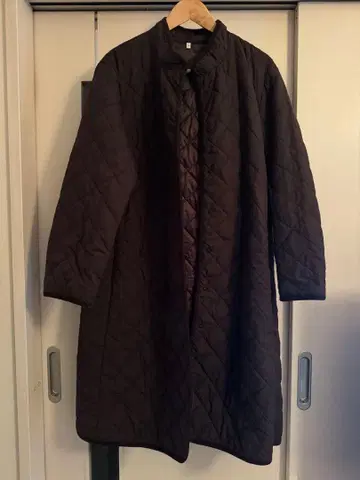 무인양품 다크 브라운 퀼팅 자켓 XL
