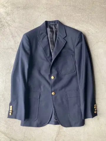 90s 네이비 재킷 골드 버튼 USA제 36 vintage