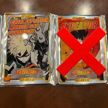 점페스 히로아카 스탯 카드 컬렉션 바쿠고 카츠키