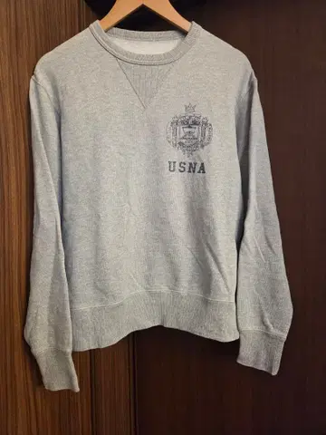 HOUSTON 휴스턴 USNA 앞V 맨투맨 그레이 구제 의류