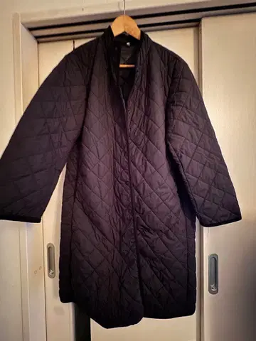 무인양품 XL 블랙 퀼팅 자켓