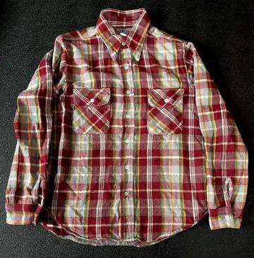 새상품급 REAL McCOY'S 955H 헤비 플란넬 셔츠 사이즈 15