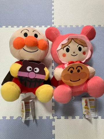 호빵맨 친구 봉제 인형 L 호빵맨 아기빵맨