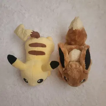 포켓몬 피카츄 이브이 봉제 인형 세트