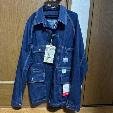 새상품 라운드 하우스 데님 커버올 S 남성용