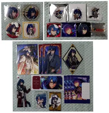 마호야쿠 오즈 코스터 아크링 키링 아크릴 스탠드 캔뱃지 종이류 혜택 세트