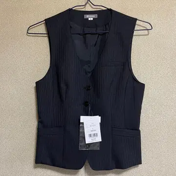 배송비 포함 GROW 그로우 실키 스트라이프 여성 베스트 9호 사무복