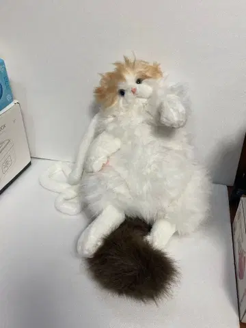 고양이형 백팩 봉제 인형 인형