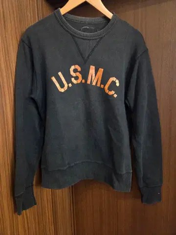 휴스턴 U.S.M.C 앞V 맨투맨 구제 의류