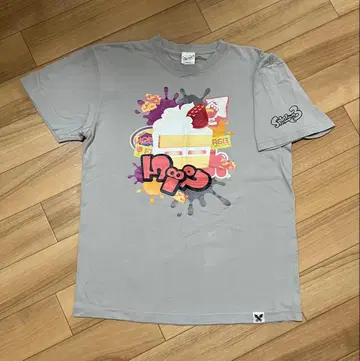 닌텐도 샵 품절 중 스프라툰 3 디저트 페스티벌 T셔츠 그레이