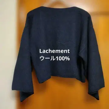 Lachement 라슈몽 볼륨 슬리브 보트넥 니트