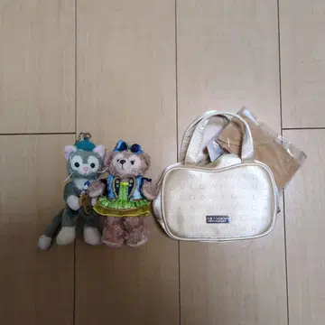 불가리 파우치 봉제 인형 세트