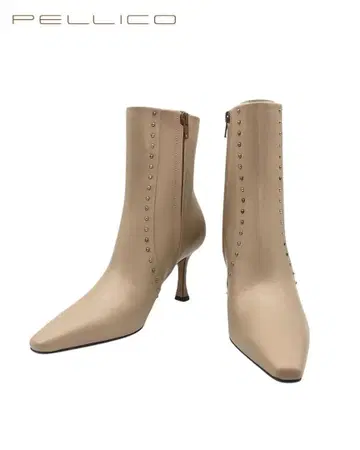 [ 미사용 ] PELLICO VENERE 스터드 힐 부츠 37