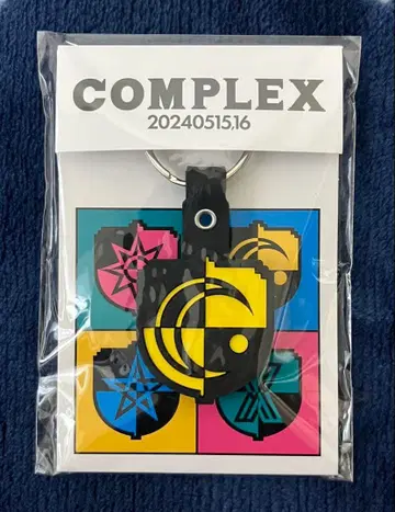 COMPLEX 엠블럼 러버 키링 A 일본 일심 굿즈 20240515