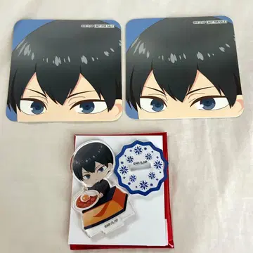 [카게야마] 미니 아크릴 스탠드 코스터 하이큐 스마일 베이스 카페