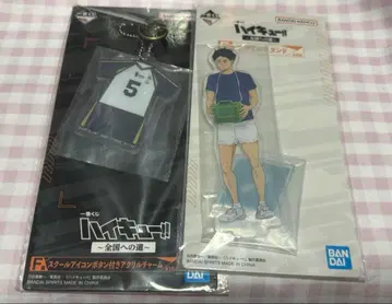 하이큐!! 아카아시 케이지 아크릴 스탠드 아크릴 참 세트