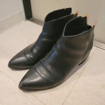 가죽 부츠 블랙