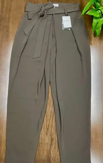 BEAUTY & YOUTH 와이드 팬츠 허리 리본 포함