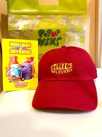 호잇피&랏피 POP-UP STORE 'W&W DELIVERY' 모자