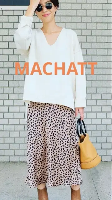 MACHATT V넥 니트 풀오버