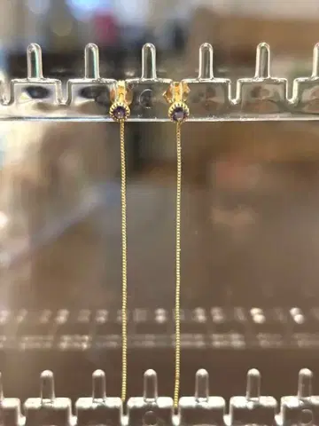 [ 새상품급 ] BLOOM 엘레강트 골드 롱 체인 귀걸이