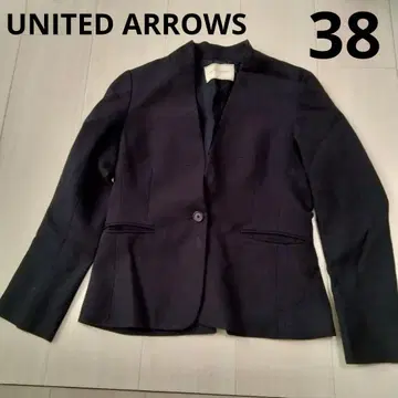 유나이티드 애로우즈 노카라 자켓 블랙 UNITED ARROWS