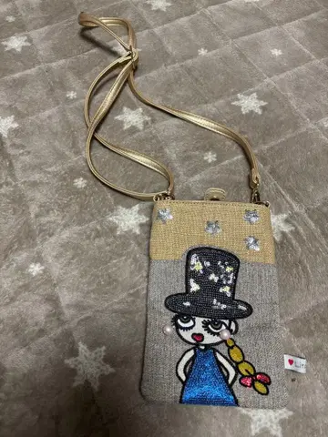 리타 자수 스마트폰 숄더백