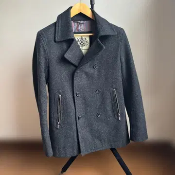 Ben Sherman 그레이 울 피코트