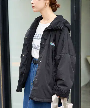 [ FREAK'S STORE ] 아웃도어스 보아 리버서블 후디