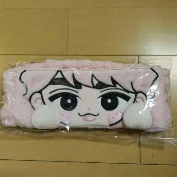 스노우맨 사쿠마 큰 얼굴 디자인 헤어밴드 핑크