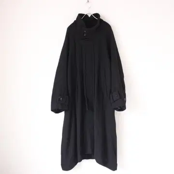 VOAAVO 스탠드 카라 롱 코트 M 사이즈 블랙