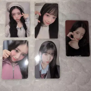 NiziU 한국 사전녹화 트레이딩 카드 리마 5장 묶음 판매